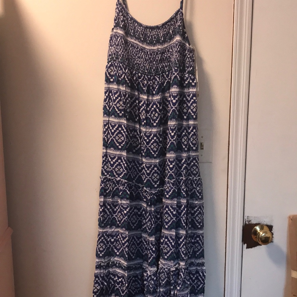 Full Length Blue Dress